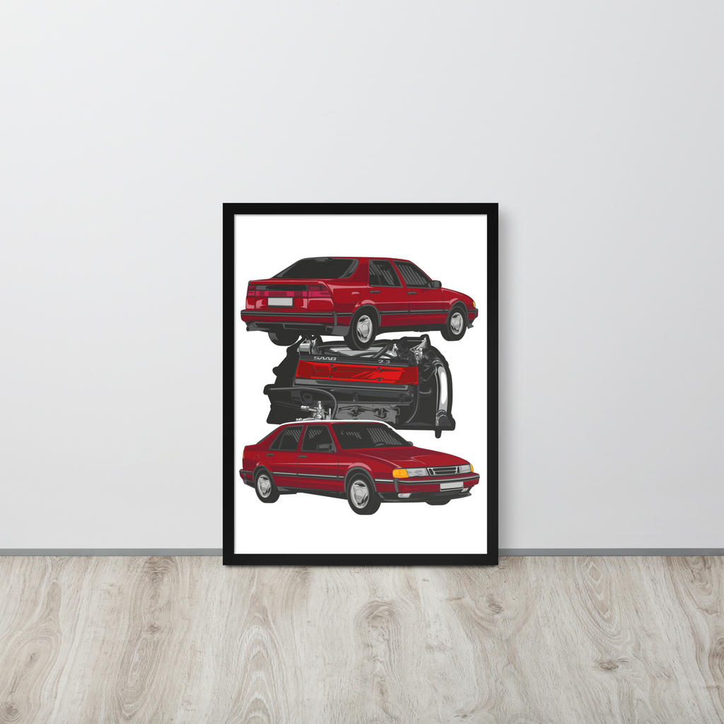 SAAB 9000 CSE | Poster