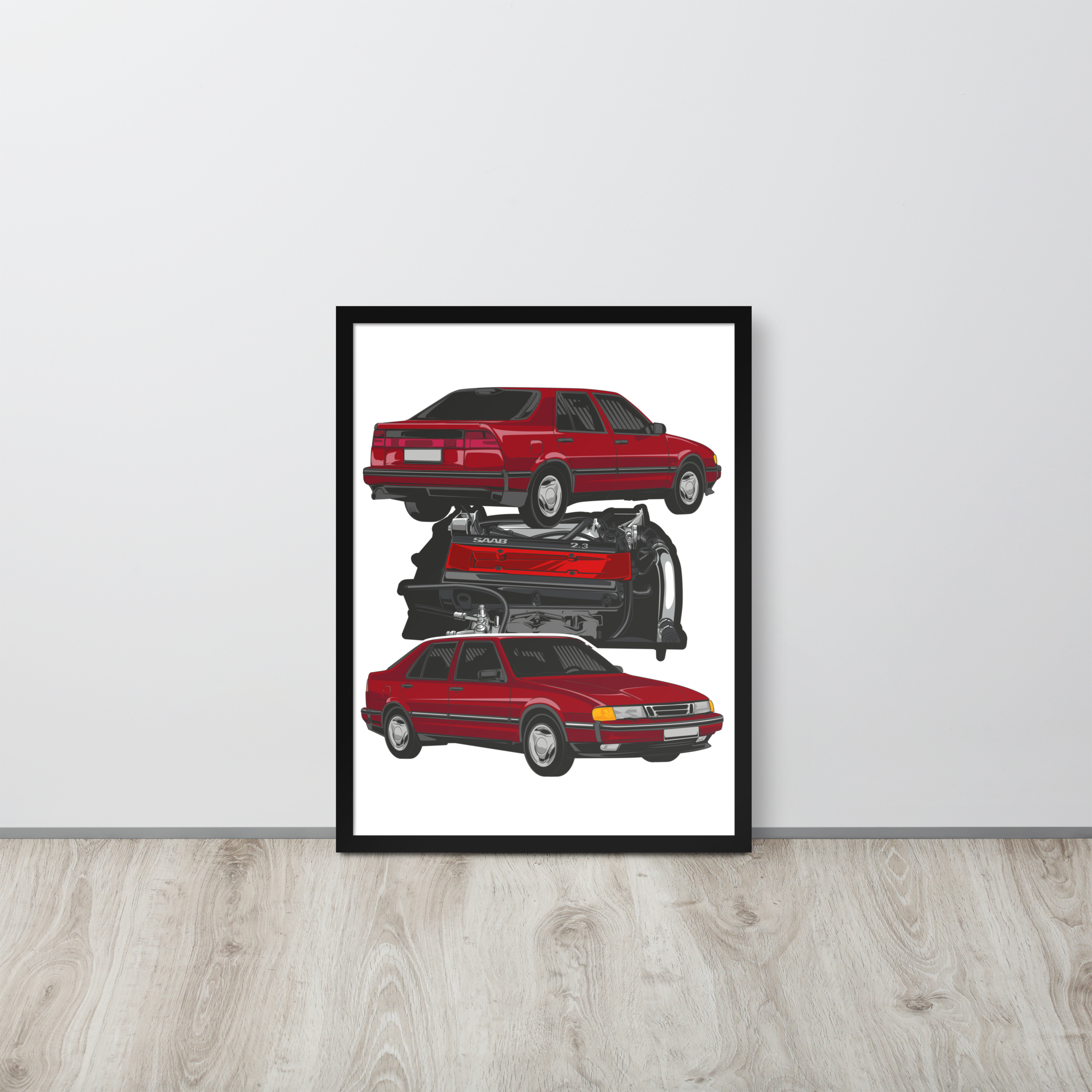 SAAB 9000 CSE | Poster
