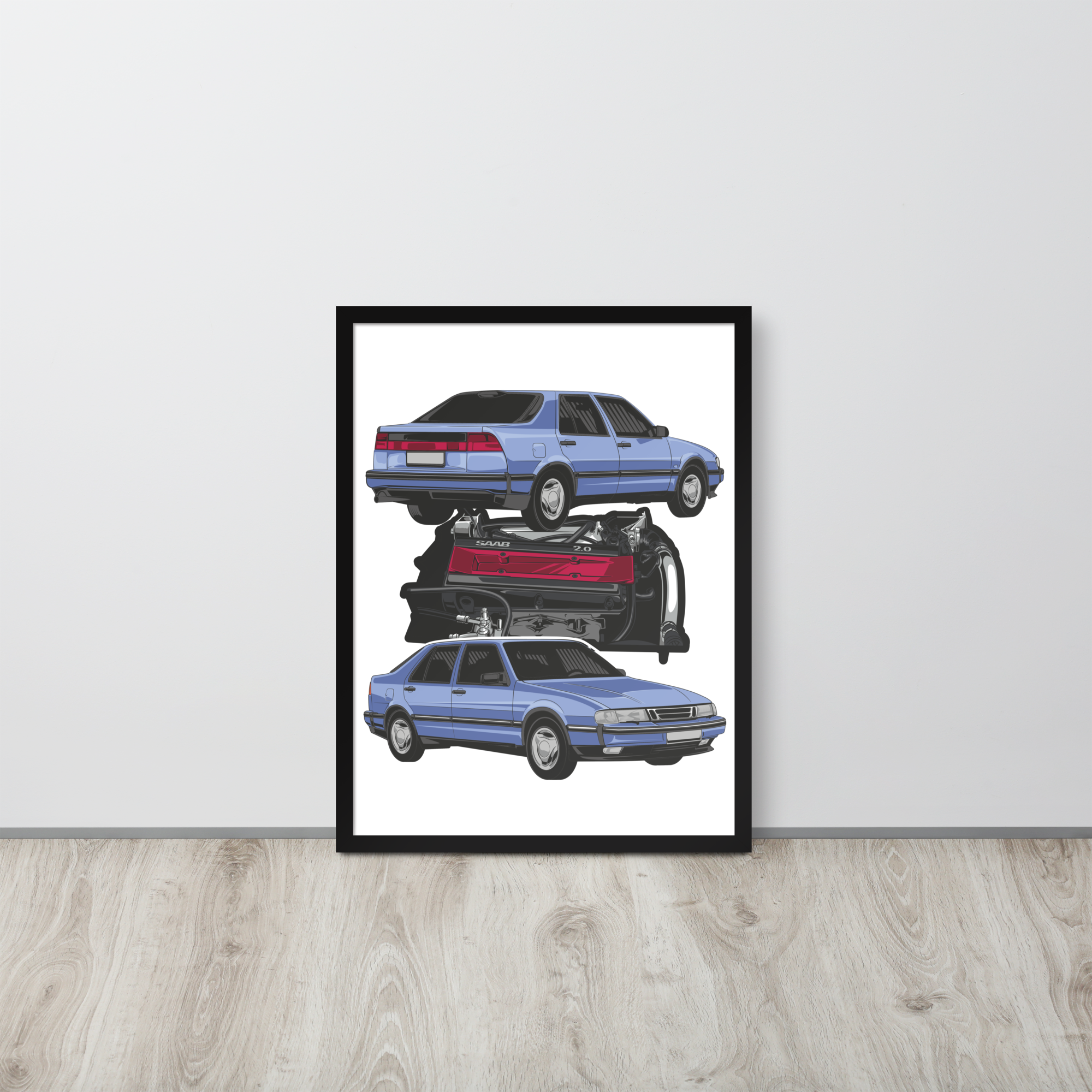 Saab 9000 | Poster